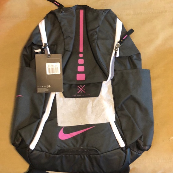 pink nike max air backpack